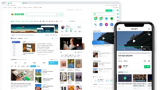 네이버 웨일 브라우저 "모바일·PC 연계성 강화"