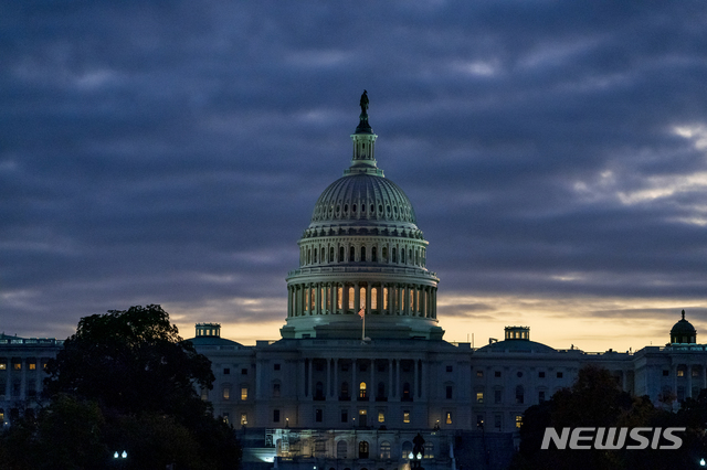 【워싱턴DC=AP/뉴시스】미국 워싱턴DC에 위치한 미 국회의사당 전경. 2019.10.30.