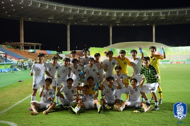 【서울=뉴시스】U-17 축구대표팀(사진=대한축구협회 제공)