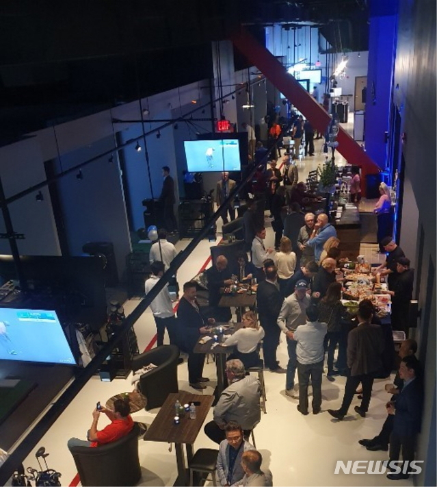 골프존의 토너먼트형 매장 지스트릭트.(사진제공=골프존)