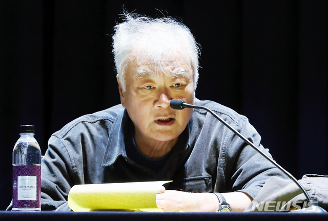 【서울=뉴시스】홍효식 기자 = 김훈 소설가 2022.06.01.&nbsp;&nbsp; yesphoto@newsis.com