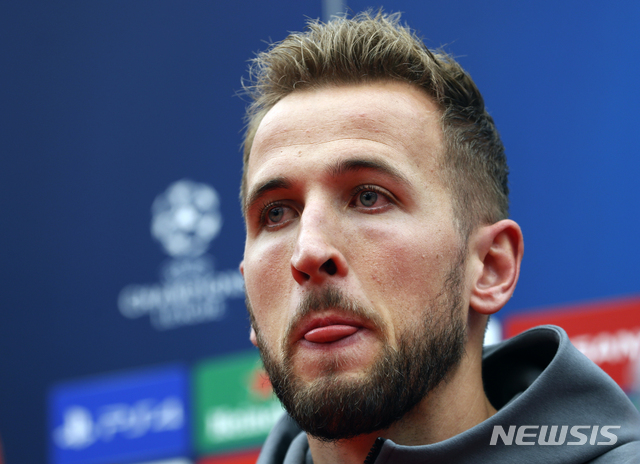 【베오그라드(세르비아)=AP/뉴시스】 해리 케인