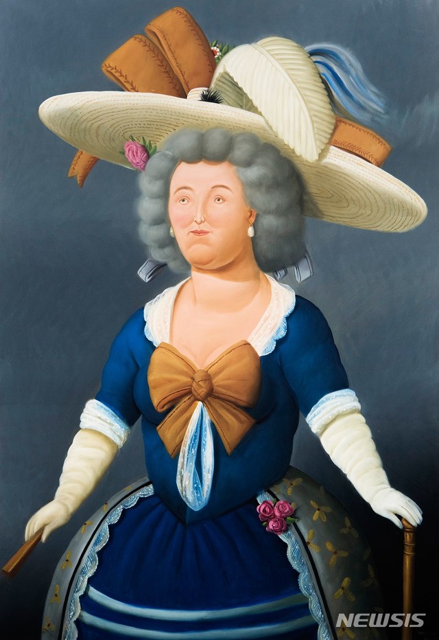 【서울=뉴시스】추정가 9억~10억8000만원, 페르난도보테로 ColombianAfter Goya, oil on canvas, 206×140cm, 81.1×55.1inch,2005,signed on the lower right