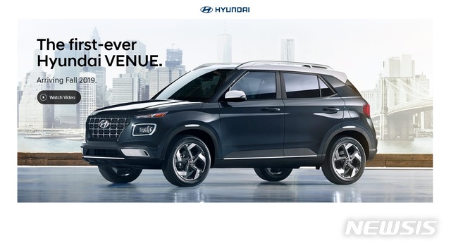 현대차 초소형 SUV '베뉴' 이달 말 美 출격…경쟁사 압도 가격책정