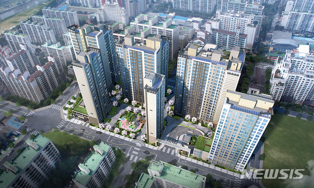 【서울=뉴시스】 문래 롯데캐슬 조감도.