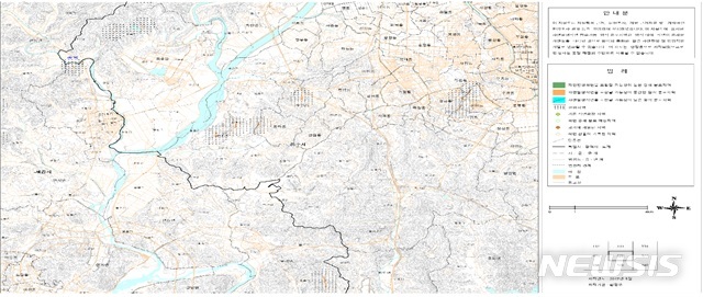 【세종=뉴시스】광역지질도 표출 예시. 2019.11.15. (자료=환경부 제공)
