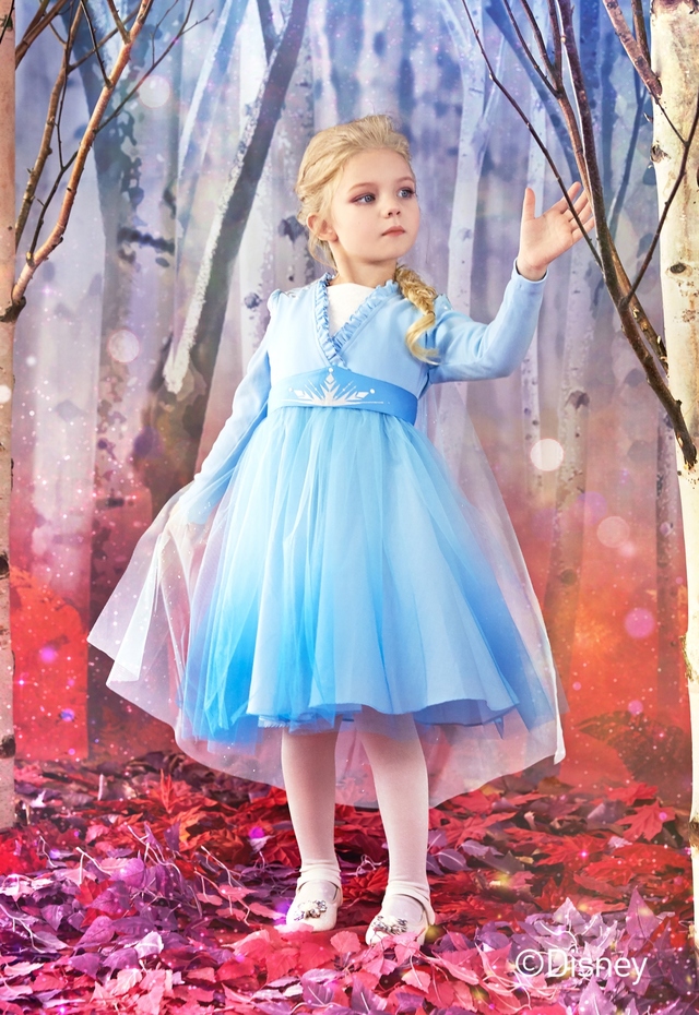 [서울=뉴시스]이랜드리테일 '코코리따'의 '겨울왕국2' 코스튬 드레스 