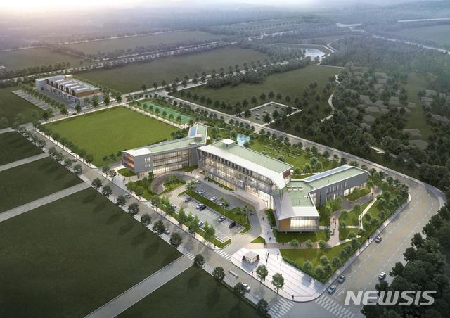 [서울=뉴시스]에너지신기술연구소 조감도. (사진=한국전력 제공)
