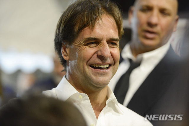 우루과이 대선 재검표 결과 야당후보 勝…15년만에 우파정부 출범