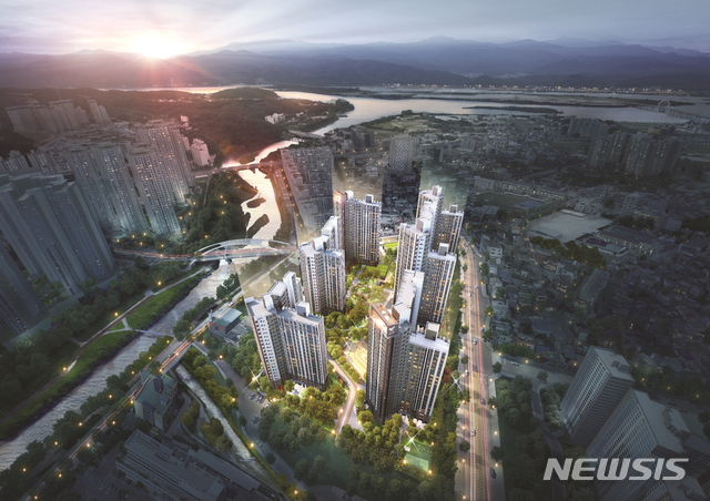 춘천 롯데캐슬 위너클래스 광역조감도