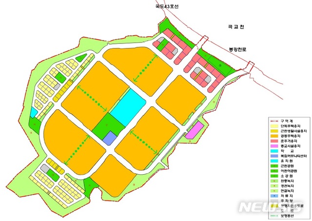 [아산=뉴시스]이종익 기자 = 2023년 12월 준공을 목표로 진행중인 충남 아산 배방 갈매지구 도시개발사업 조감도. 2019.11.27. (사진=아산시 제공) photo@newsis.com 