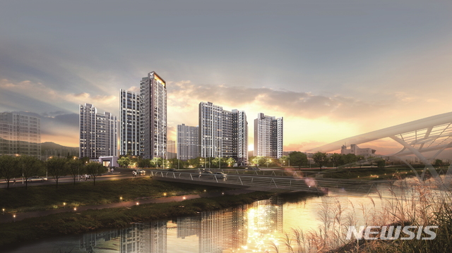 [서울=뉴시스] 춘천 롯데캐슬 위너클래스 투시도