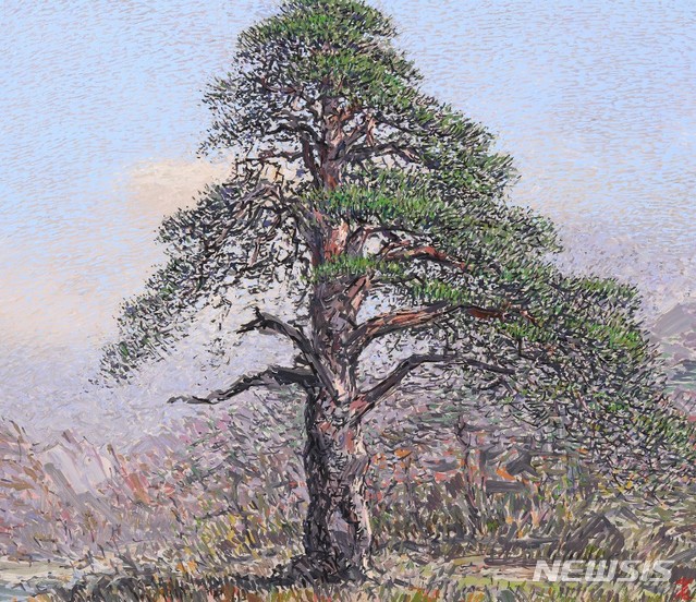 [서울=뉴시스] 김상원, 소나무, 정이품송. 사진=노화랑제공.photo@newsis.com