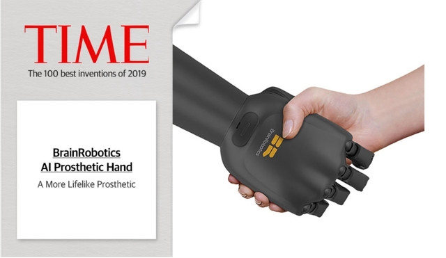[서울=뉴시스] 진짜 손 부럽지 않은 최첨단 인공 손 ‘브레인로보틱스 AI 의수’. (사진출처: 브레인로보틱스 홈페이지) 2019.11.30.