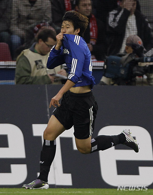 [쾰른(독일)=AP/뉴시스] 함부르크 시절 손흥민. 