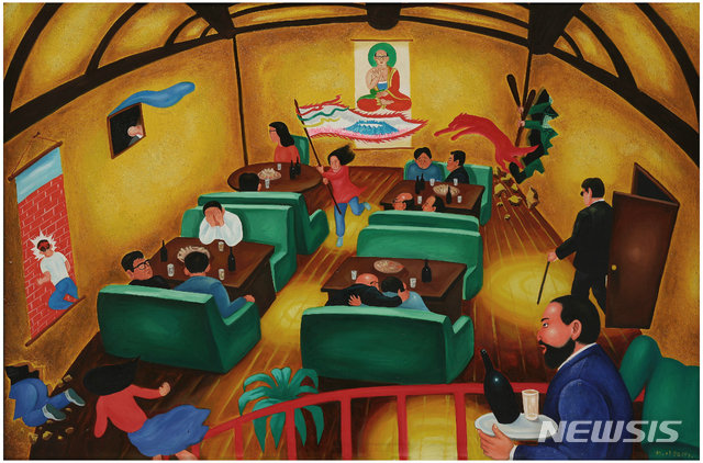 [서울=뉴시스] 2회 한국작가상 수상 기념전 이흥덕 개인전. 사진=금보성아트센터 제공