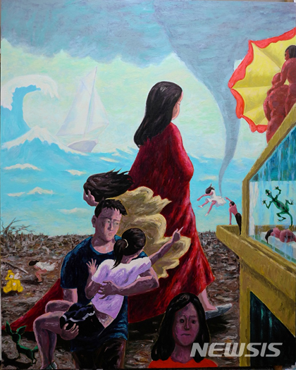 [서울=뉴시스] 2회 한국작가상 수상 기념전 이흥덕 개인전. 사진=금보성아트센터 제공