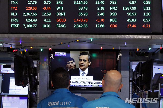 뉴욕증시, 미·중 무역거래 기대에 상승 마감…다우 0.53%↑