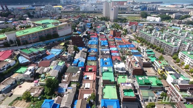 [서울=뉴시스]코람코자산신탁이 재개발 추진예정인 인천 중구 송월 주택재개발구역 일대. (사진 = 코람코자산신탁 제공) photo@newsis.com