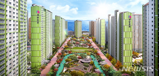 [서울=뉴시스]부영주택은 경상남도 창원시 마산합포구 월영동에 총 4298세대 규모의 '마린애시앙'을 분양한다고 11일 밝혔다. (제공 = 부영주택) 2019.12.11.