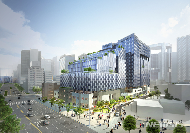 [서울=뉴시스]종로구 공평15·16지구 재개발 투시도. 2019.12.13. (투시도=서울시 제공)