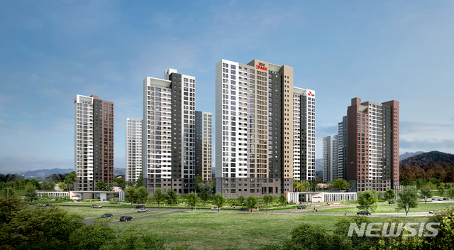 [광주=뉴시스] 광주 아이파크SK뷰 투시도. 2019.12.12.