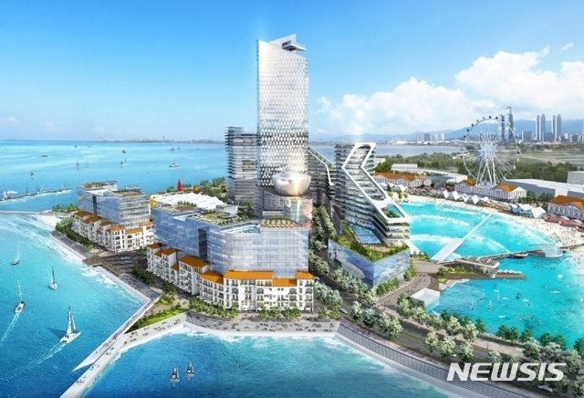 [시흥=뉴시스] 박석희 기자 = 거북섬 해양레저복합단지 조감도.
