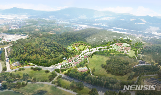 [천안=뉴시스]이종익 기자 = 충남 천안 독립기념관 일원에 조성된 무궁화 테마공원 조감도. 2019.12.16. (사진=천안시 제공) photo@newsis.com 