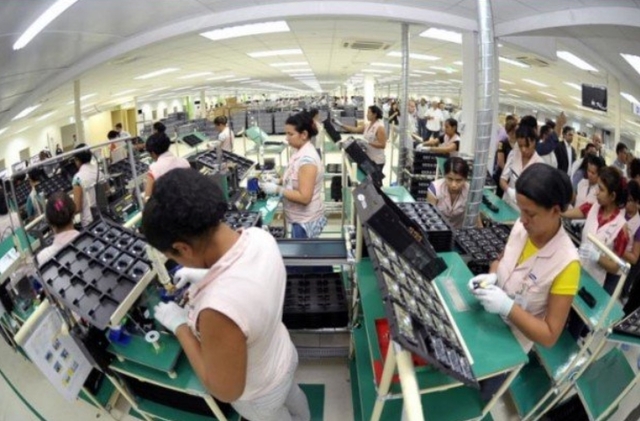 삼성전자 브라질 휴대폰 생산공장. 사진 삼성전자