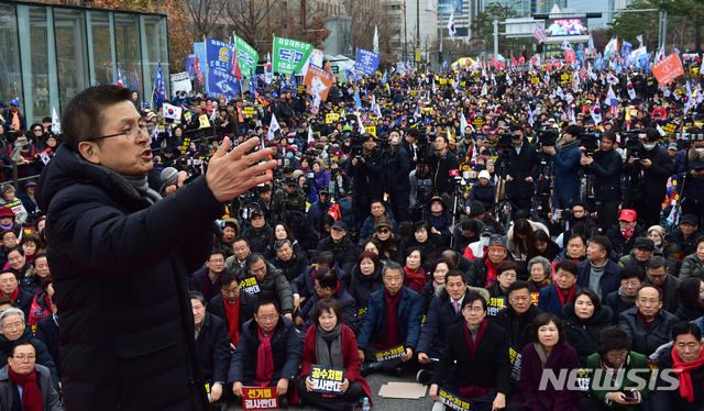 [서울=뉴시스] 고승민 기자 = 황교안 자유한국당 대표. 2019.12.17. photo@newsis.com