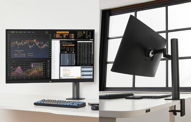 [서울=뉴시스] 'LG 울트라파인 에르고' 모니터. (사진: LG전자 제공) 2019.12.19.