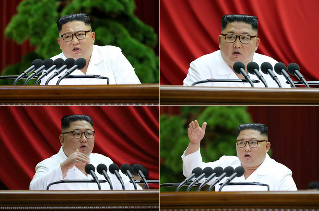 [서울=뉴시스]북한 노동신문은 "조선로동당 중앙위원회 제7기 제5차 전원회의 3일째인 30일에도 진행되었고 이날 김정은 조선로동당 위원장은 전원회의에서 7시간이라는 오랜 시간에 걸쳐 조선로동당 중앙위원회 사업정형과 국가건설, 경제발전, 무력건설과 관련한 종합적인 보고를 하였다"고 31일 보도했다. (사진=노동신문 캡처) 2019.12.31.&nbsp; photo@newsis.com 