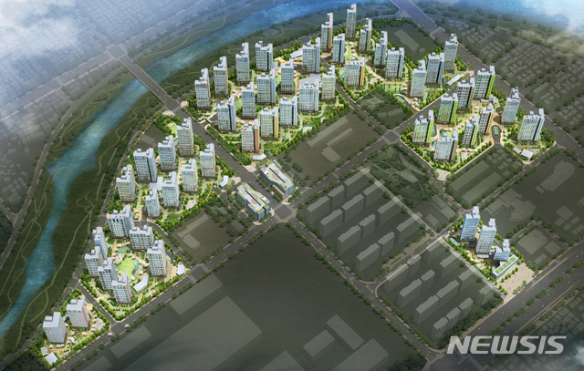 [광주=뉴시스]변재훈 기자 = 사진은 광천동 재개발 사업 조감도. (사진=광천동주택재개발 정비사업조합 제공) 2020.01.02.photo@newsis.com