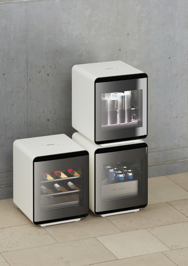 [서울=뉴시스] 삼성전자 큐브 냉장고 라이프스타일 사진. (사진: 삼성전자 제공) 2020.01.03.