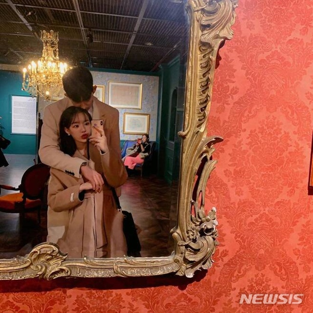 [서울=뉴시스] TV조선 예능물 '연애의 맛2'에 출연했던 김진아가 배구선수 이태호와 열애 중이다. (사진=김진아 인스타그램 화면 캡처) 2020.01.05 photo@newsis.com 