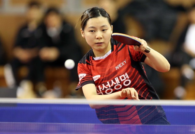 [서울=뉴시스]세게선수권 선발전 여자부 1위를 차지한 최효주.(사진=월간탁구 제공)