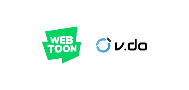▲네이버웹툰과 비닷두 기업이미지(CI)