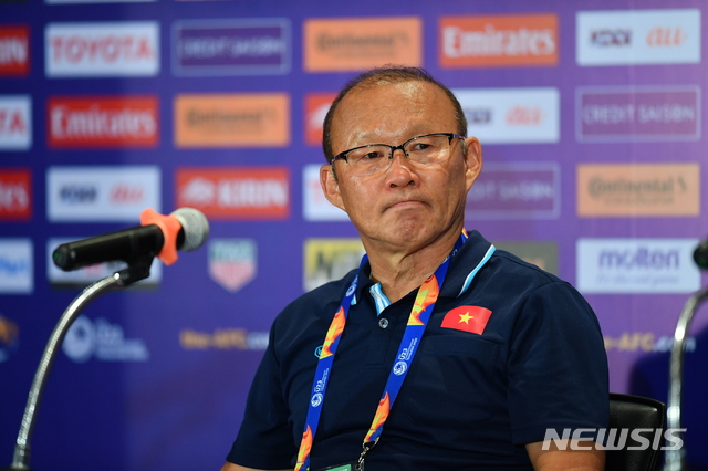 [서울=뉴시스]박항서 베트남 감독 (사진 = AFC 제공)