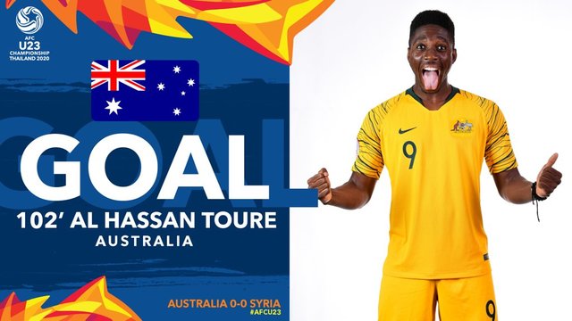 [서울=뉴시스]호주 알 하산 투레.(사진=AFC 트위터)