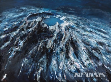 [서울=뉴시스] 권순철, 백두, 2015-2020, Oil on canvas, 248x333cm. 사진=가나문화재단 제공. 2020.1.20. photo@newsis.com