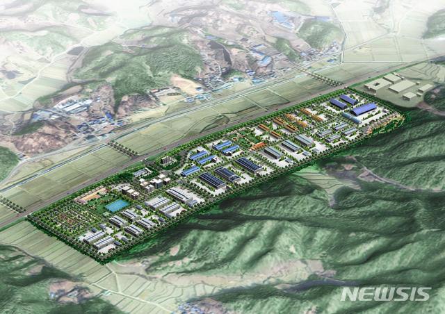 충남 천안 동부 바이오 산업단지 조감도