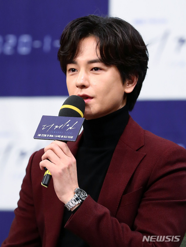 [서울=뉴시스]홍효식 기자 = 배우 임주환이 22일 오후 서울 마포구 상암동 MBC에서 열린 드라마 '더 게임' 제작발표회에 참석해 취재진 질문에 답하고 있다. 2020.01.22. yesphoto@newsis.com