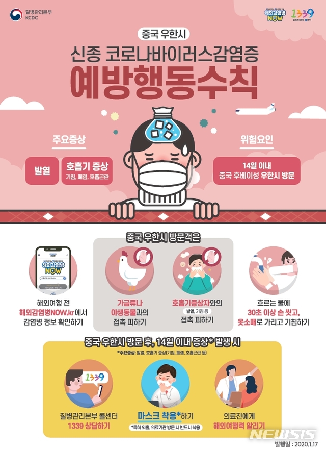 파주시, 신종 코로나바이러스 감염증 예방 행동수칙 제시