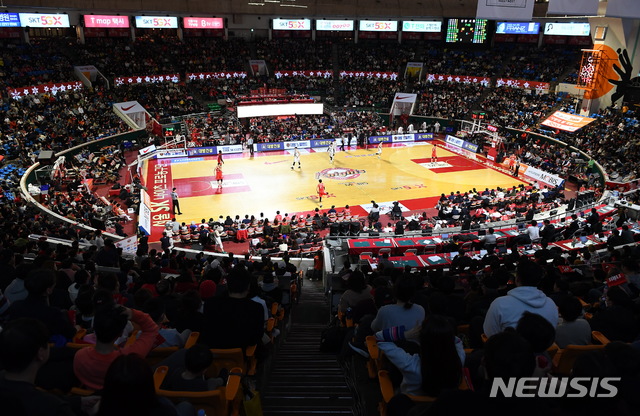 [서울=뉴시스] 잠실학생체육관. (사진 = KBL 제공)