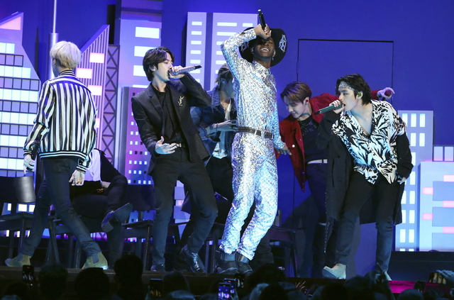[서울=AP/뉴시스] 방탄소년단 & 릴 나스 엑스 