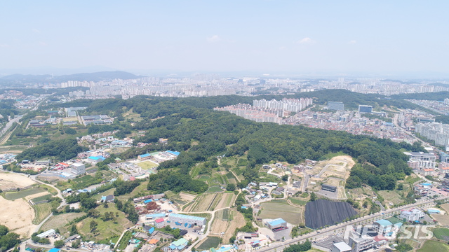 [청주=뉴시스] 청주 구룡공원 전경. photo@newsis.com