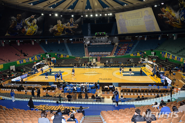 [서울=뉴시스] 잠실실내체육관 전경. (사진 = KBL 제공)