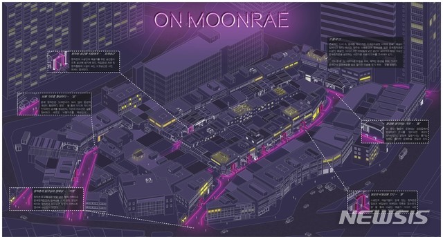 [서울=뉴시스]영등포·문래촌 특화가로 조성 아이디어 공모전 대상 'ON 문래'. 2020.02.03. photo@newsis.com