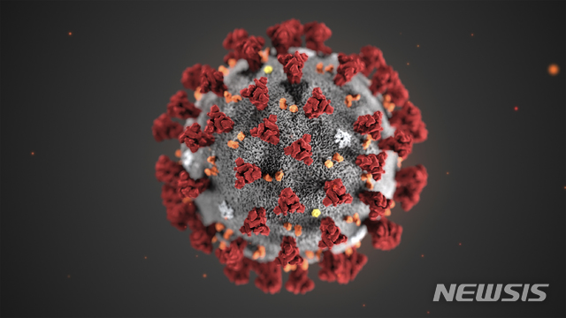 [AP/뉴시스] 미국 질병통제예방센터(CDC)가 1월에 발표한 '신종 코로나바이러스(우한 폐렴)'의 일러스트 이미지. 2020.2.5.