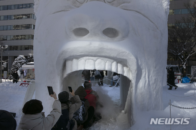 日삿포로, 겨울 네 시즌 만에 눈 1m 쌓여…12시간 동안 38㎝